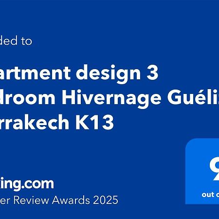 Apartment Design 3 Bedroom Hivernage Gueliz Marrakech K13 Marrakesh Bagian luar foto